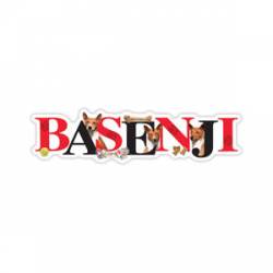 Basenji - Alphabet Magnet