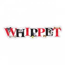 Whippet - Alphabet Magnet