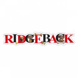 Rhodesian Ridgeback - Alphabet Magnet