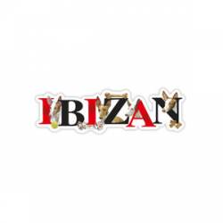 Ibizan - Alphabet Magnet