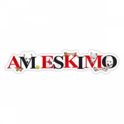American Eskimo - Alphabet Magnet