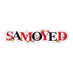 Samoyed - Alphabet Magnet