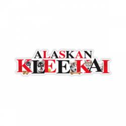 Alaskan Klee Kai - Alphabet Magnet