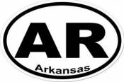 AR Arkansas - Oval Sticker