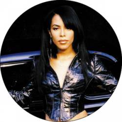 Aaliyah Portrait - Button