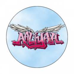 Aaliyah Wings Logo - Pinback