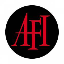 AFI A Fire Inside Black Logo - Pinback