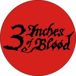 3 Inches of Blood Logo - Button