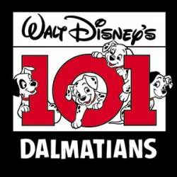 101 One Hundred and One Dalmatians Walt Disney Logo - Button