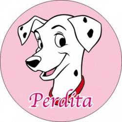 101 One Hundred and One Dalmatians Perdita - Button