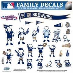 Milwaukee Brewers - 11x11 Large Family Decal Set