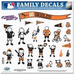 Baltimore Orioles - 11x11 Large Family Decal Set