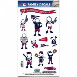 Washington Nationals - 6x11 Medium Family Decal Set