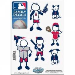 Anaheim Angels - 5x7 Small Family Decal Set
