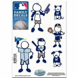 Milwaukee Brewers - 5x7 Small Family Decal Set