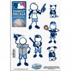 Tampa Bay Rays Face Face Decals, 10ct