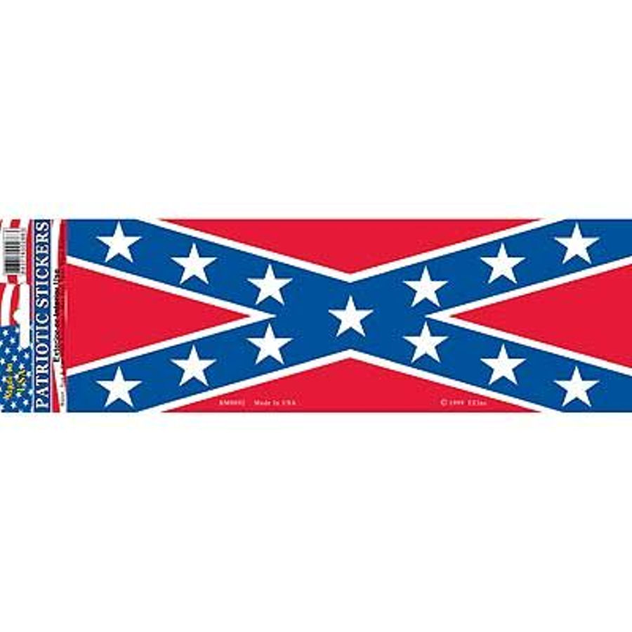 Confederate Rebel Flag Bumper Sticker At Sticker Shoppe   BM0092 