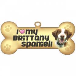 I Love My Brittany Spaniel - Bone Magnet