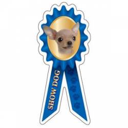 Chihuahua Show Dog - Prize Ribbon Magnet