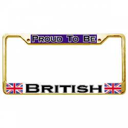 British - License Plate Frame