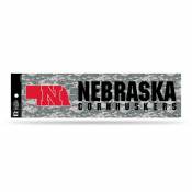 University Of Nebraska Cornhuskers Camouflage - Bumper Sticker
