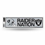 Las Vegas Raiders NFL 12pk Mini Decal Black and Silver Stickers