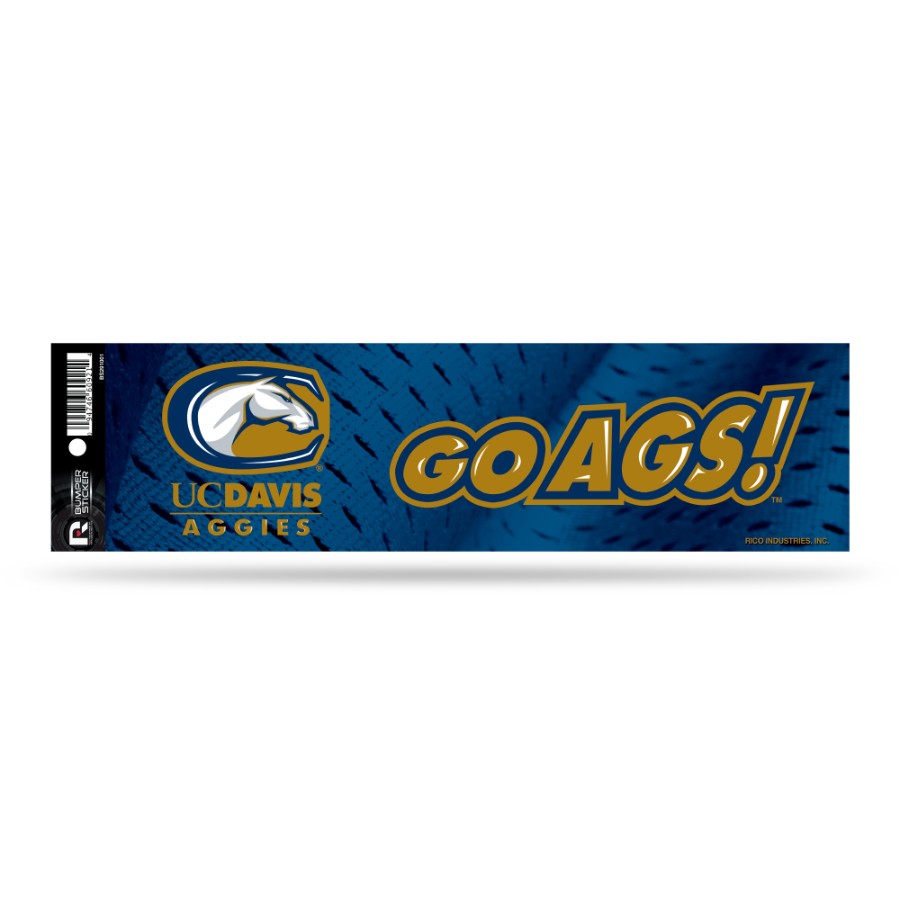 University Of California-Davis Aggies Logo - Bumper Sticker at Sticker ...