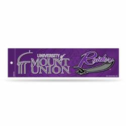 University Of Mount Union Purple Raiders - Bumper Sticker