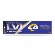 Los Angeles Rams 2022 Super Bowl LVI Champions - Bumper Sticker