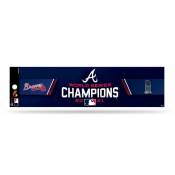 Atlanta Braves 2021 World Series Champions - Bumper Sticker