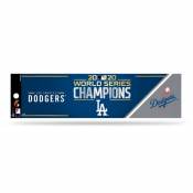 Los Angeles Dodgers 2020 World Series Champions - Bumper Sticker