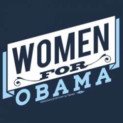 Women For Obama - Square Sticker