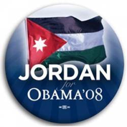Jordan for Barack Obama - Button