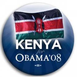 Kenya for Barack Obama - Button