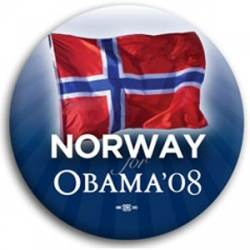 Norway for Barack Obama - Button