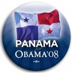 Panama for Barack Obama - Button