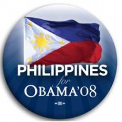 Philippines for Barack Obama - Button