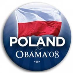 Poland for Barack Obama - Button