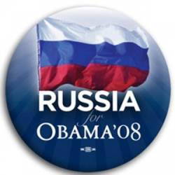 Russia for Barack Obama - Button