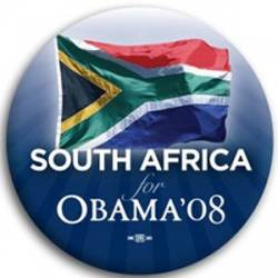 South Africa for Barack Obama - Button