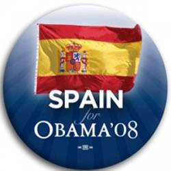 Spain for Barack Obama - Button