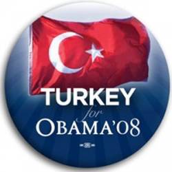 Turkey for Barack Obama - Button