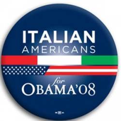 Italian Americans for Barack Obama - Button
