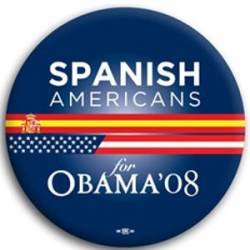 Spanish Americans for Barack Obama - Button