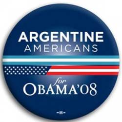Argentine Americans for Barack Obama - Button