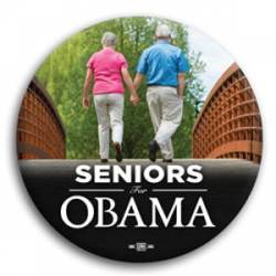 Seniors for Obama - Button