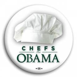 Chefs for Obama - Button