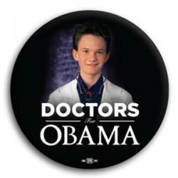 Doctors for Obama - Button