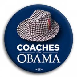 Coaches for Obama - Button