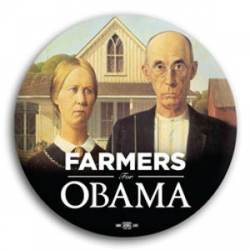 Farmers for Obama - Button
